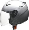 Motorcycle Helmet Jet STRAX Silver LL circumference than [Lead Industries] SJ-8 SV-LL (Head 61cm~less 62cm)