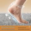Alfombrilla de Baño con Borlas de Gofre Japonés: Antideslizante, Adhesivo Termofusible, Felpudo Absorbente para Puerta