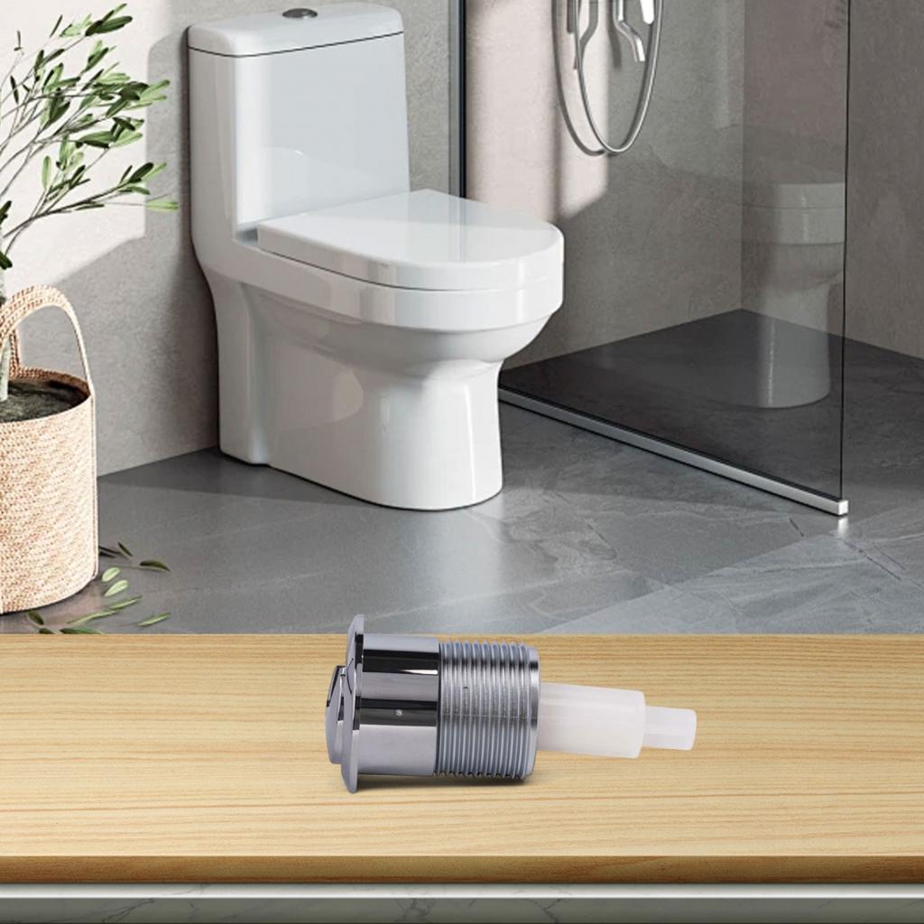 For Skipper 45 Dual Flush Chrome Button for Toilet Cistern Installation