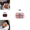 European And American Retro Style Small Saddle Bag With Deer Pendant Pu Shoulder Bag