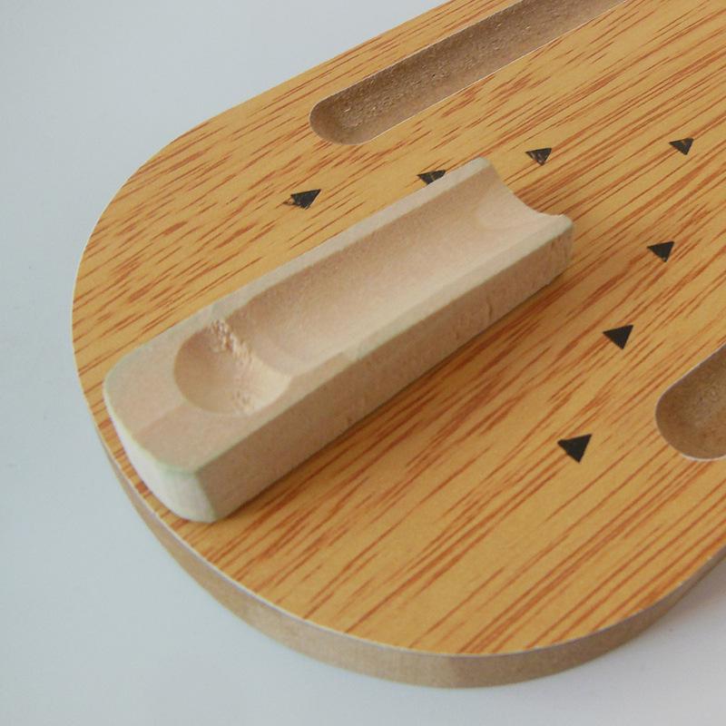 Wooden Educational Mini Bowling Game - Interactive Parent-Child Indoor Toy for Leisure and Stress Relief