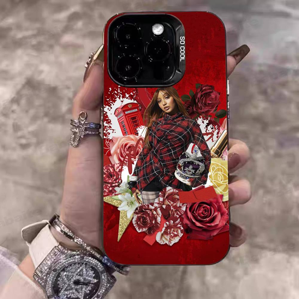 Singer Pinkpantheress Phone Case For IPhone 17 16 Plus Pro Max 15 14 13 12 11 Matte Colorful Covers