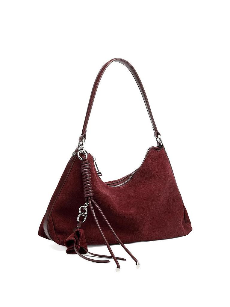 Versatile Retro Frosted Cowhide Women's Commuter Tote and Shoulder Bag