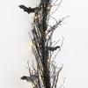 With Bat Halloween Branch Wreath Glowing Front Door Bat Garland Halloween Hanging Garland  Bar