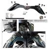 Motorbike Modification Accessory Motorcycle Cockpit Panel Fairing Fork Shield Updraft Deflector Easy Installation