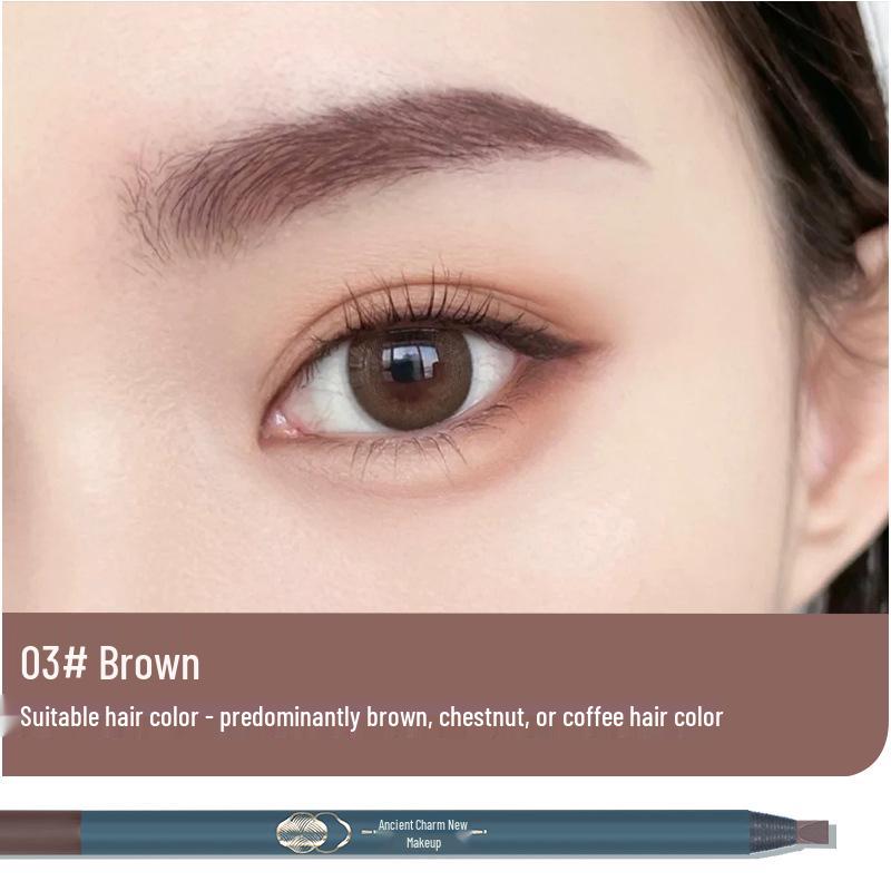 Helen Liren Doppelseitiger Augenbrauenstift: Wasserfest, Wischfest, Schweißfest, Langanhaltende Farbe.