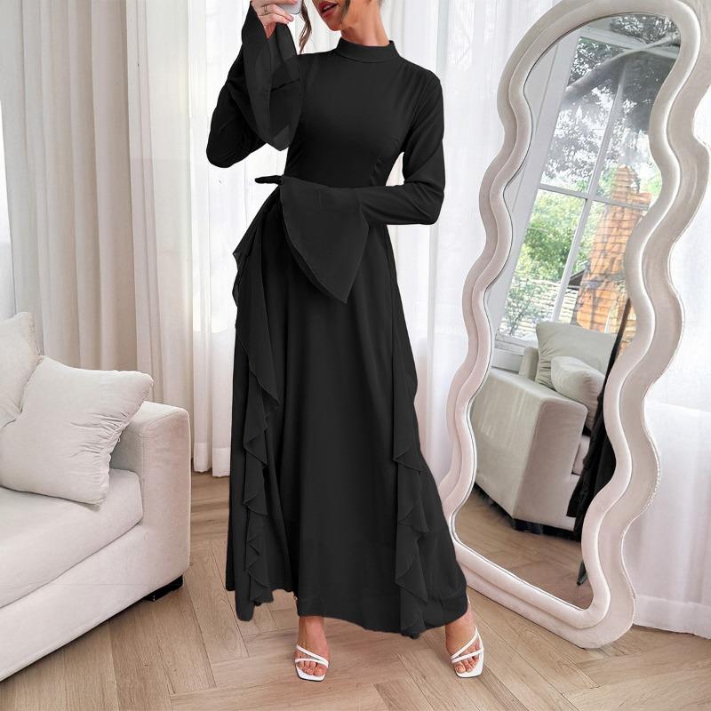 Elegant and Stylish Round-neck Dress for Women's Spring and Summer