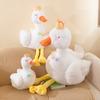 Cute Swan Plush Toy Crown Duck Doll Stuffed Animal Puppet Child Comfort Sleep Pillow