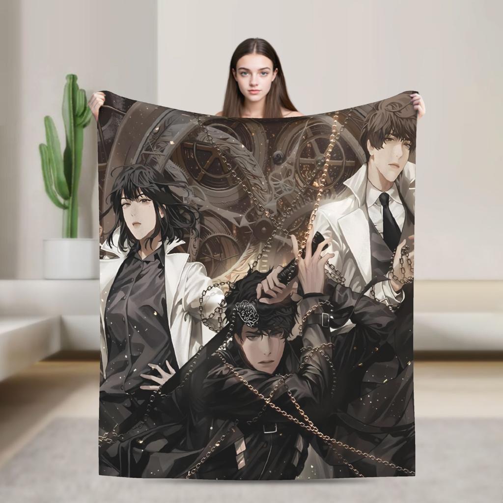 Omniscient Reader Viewpoint Yoo Joonghyuk Warm Blanket Travel Plush Throw Blanket Funny Home Decor Flannel Bedspread Bed Cover