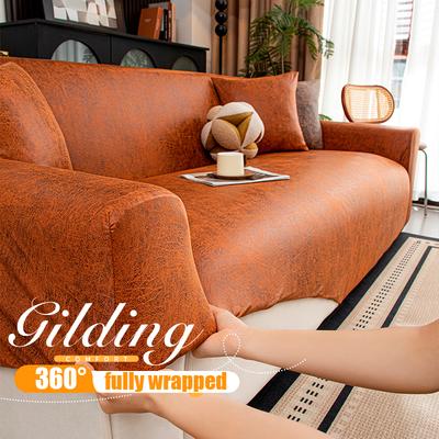 Stretch Sofa Slipcover 1-Piece Sofa Cover Furniture Protector Couch Soft With Elastic Bottom For Kids, Polyester Spandex Fabric