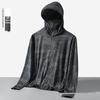 Herren Plus Size Eis-Seiden-Netz UV-Schutz Camouflage Sommerjacke