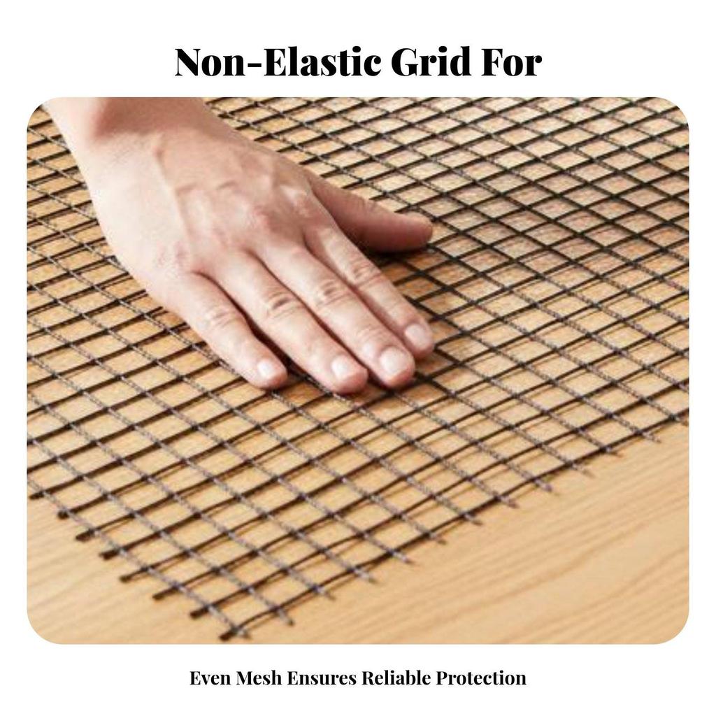 Square Mesh Net Heavy-Duty Non-Elastic Secure Enclosure for Kids, Pets,