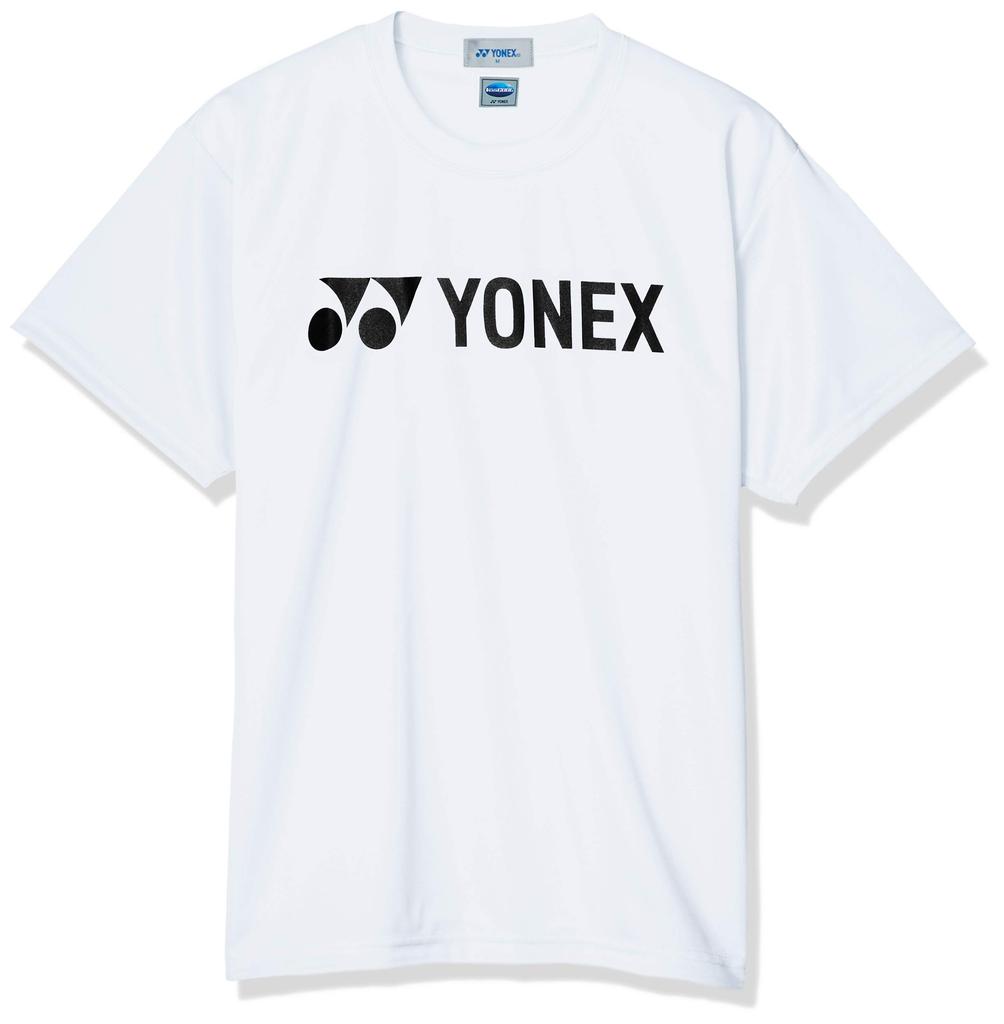 Short Sleeve Shirt UNI Dry Shirt White Japanese L to Japanese size [Yonex] Men's (011) (equivalent L)