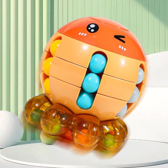 Würfel Spielzeug Tintenfischform Glatte Drehung Fidget Spinner Sturzfest Tragbar Kinder Erwachsene Stressabbau Spielzeug Intelligenz Puzzle Spielzeug