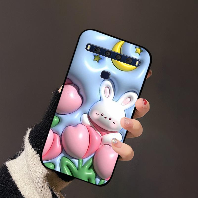 For TCL 10 Lite Case Silicon TPU Flower Landscape Phone Cases On for TCL 10L T770H T770B Portector Soft Cover 10Lite 4187U