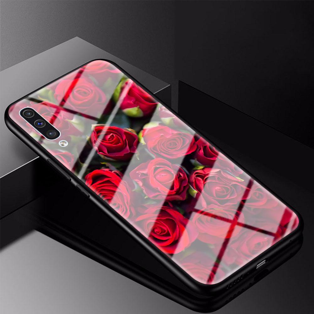 

Чохол для телефону із загартованого скла Sunflower Rose для iPhone Samsung Galaxy OnePlus Oppo Xiaomi Redmi Note SA 7 8 9 10 11 12 13 14 20 21 22 53 Pro Max Ultra iPhone 12