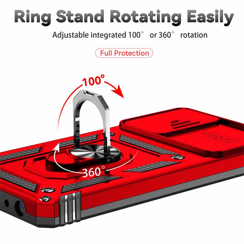 Pentru Motorola G22 Husa Slide Protectie Camera Protectie Armura rezistenta la soc Carcase Telefon pentru Moto G32 G52 G62 G82 G 22 32 52 62 82 Husa din spate