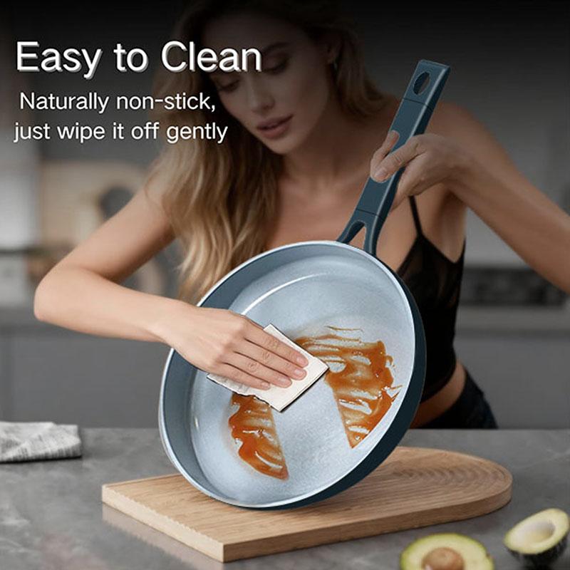 28cm Nonstick Ceramic Frying Pan Skillet Healthy Non Toxic Egg Omelet Chef's Pan Steak Skillet Kitchen Cookware Skillet