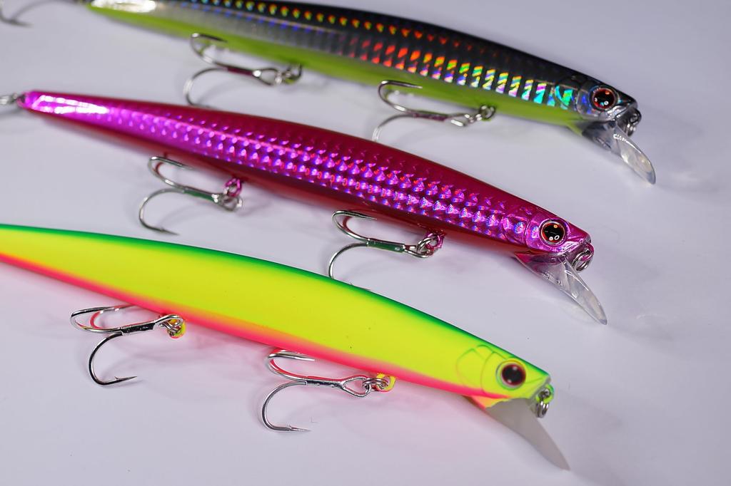 Momo Lures Sea Bass Triple Tungsten Jerking Minnow Jerk Blow 140S 140F Assortment Lure, / (140S 03)