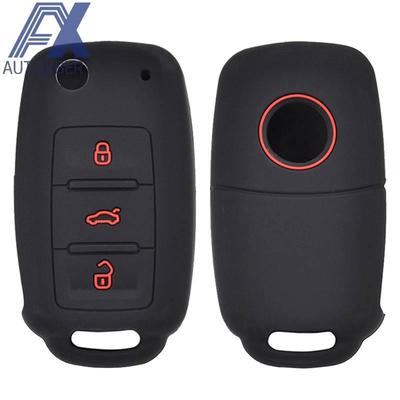 Silikoninis automobilio raktų dėklas, skirtas VW Golf POLO BoraFor Skoda Cover berakčiui nuotolinio valdymo pulto korpuso laikikliui