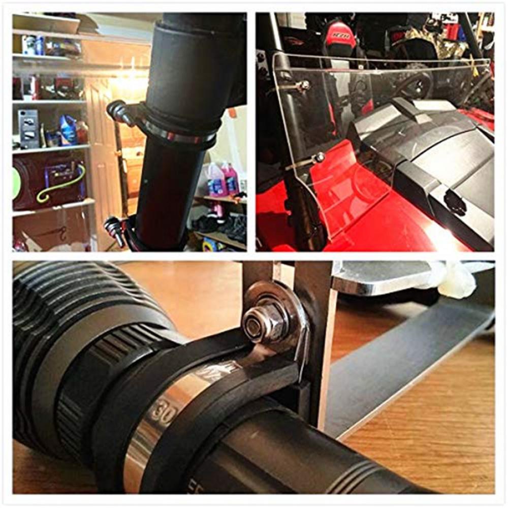 47× Car Hose Rubber Cushion Insulated Clamp 1/4" 5/8" 3/8"Stainless Steel Cable Clamps Assortment Kit