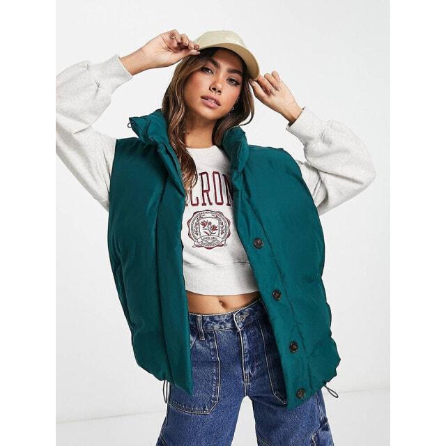 

Зеленый пуховик Levi s XL