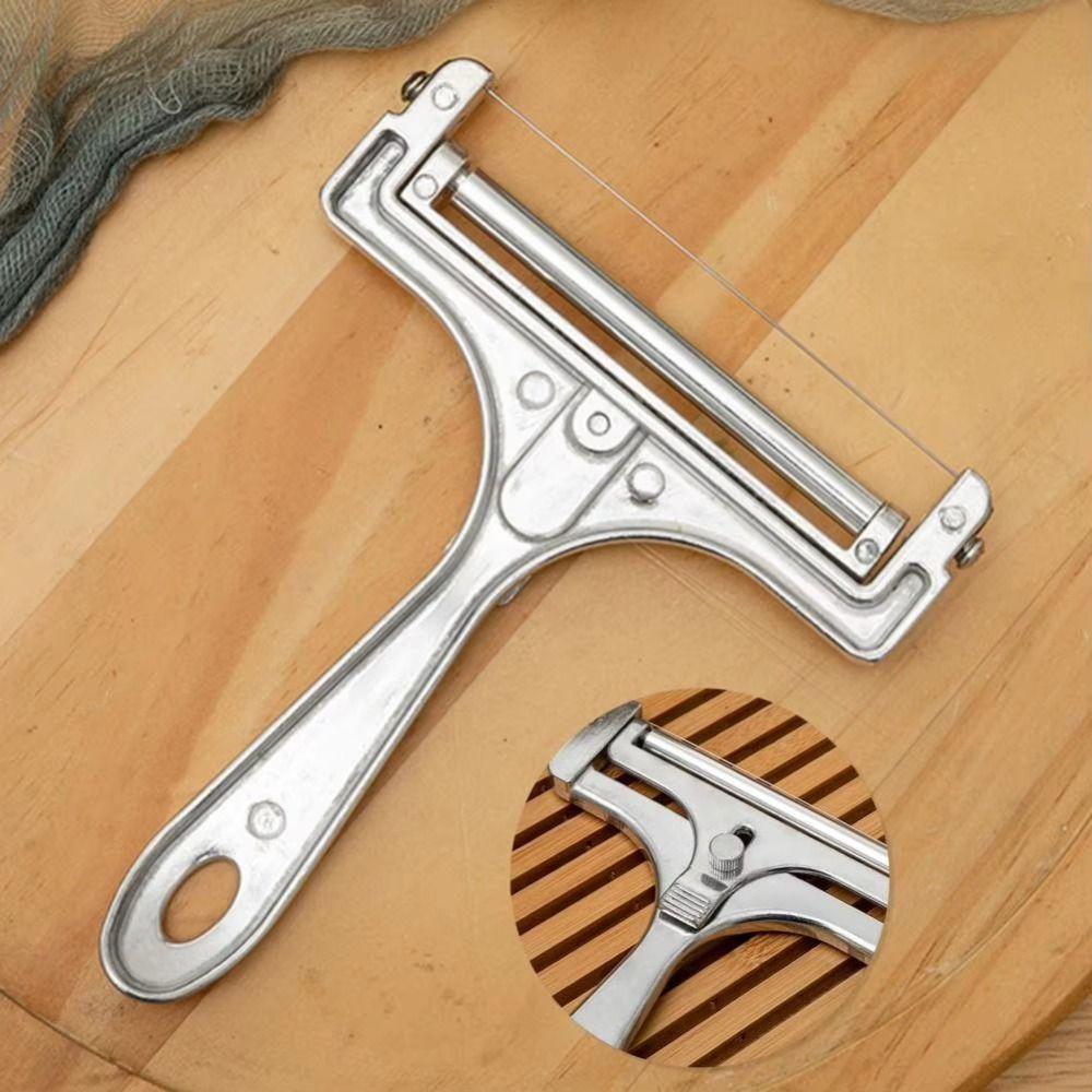 Stainless Steel Cheese Slicer Sturdy Butter Scraper Kitchen Gadget Cheese Peeler  Butter