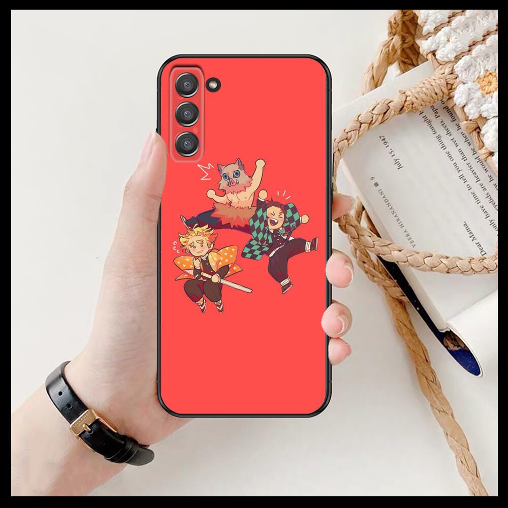 Kamado Nezuko Kimetsu No Yaiba Demon Slayer TPU Soft Phone Cover Rumpf für Samsung Galaxy S6 S7 S8 S9 S10E S20 S21 S5 S30 Plus S2