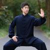 Liwu 2024 Cotton Linen Tai Chi Suit: Unisex Chinese-Style Martial Arts Wear for Spring/Autumn