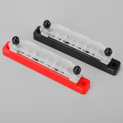 1 Pair 10 Way Power Distribution Terminal Block Battery Bus Bar Fit For Automotive Boat Car Truck Ship Yacht