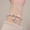 Natural Strawberry Crystal Bracelet Bangles Women Fashion Jewelry Accessories Gift