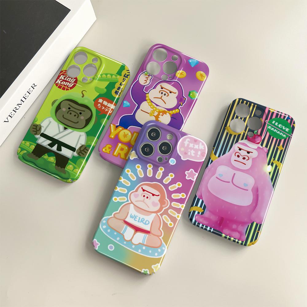 Komplexní filmový kryt na telefon s kresleným módním designem, tvrdý plášť s plným krytem a ochranným pouzdrem pro iPhone, Samsung, Xiaomi, Poco, Redmi, Huawei, Honor