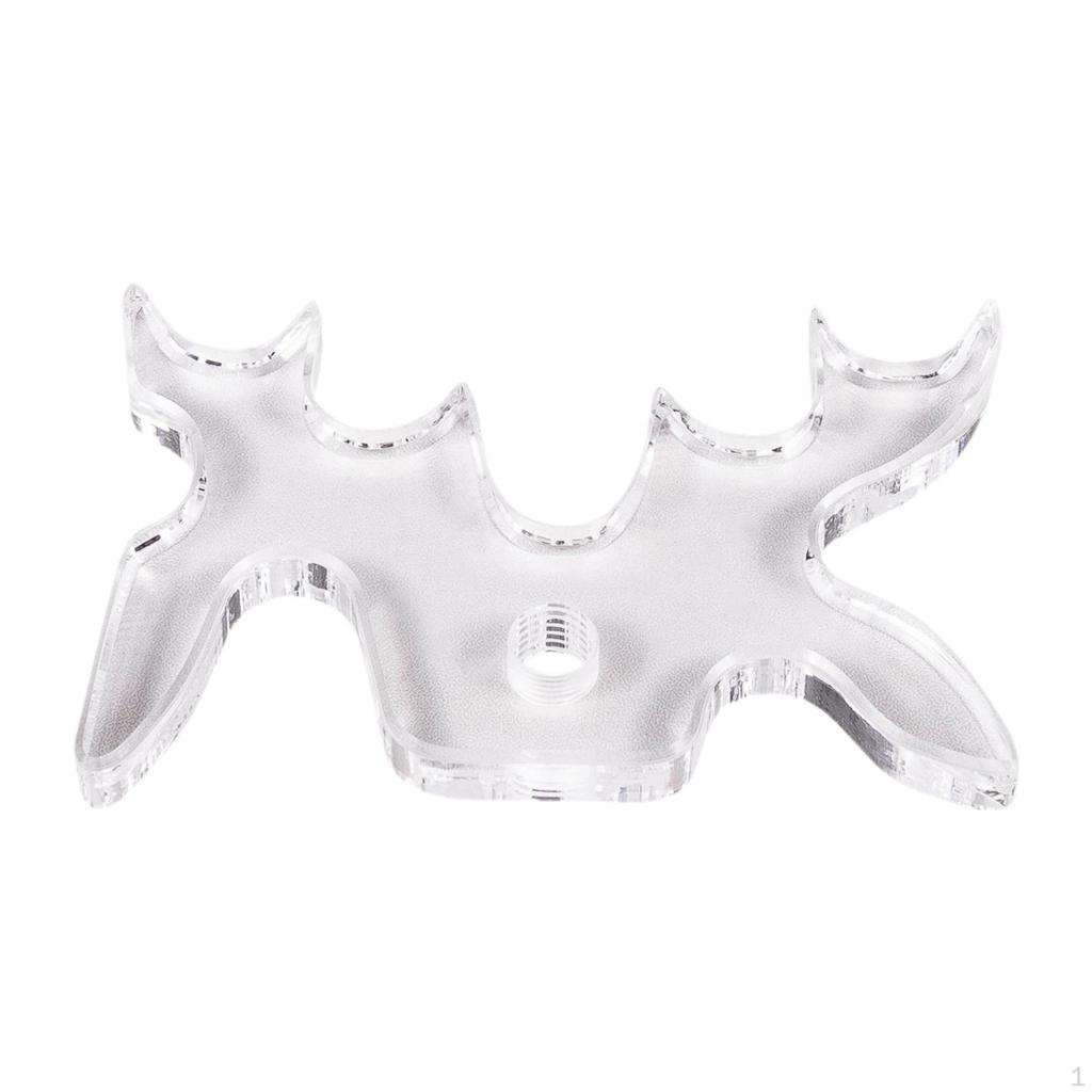 Acrylic Pool Cue Bridge Head Wall Shelf Bracket