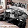 Custom Name Text 3Pcs Bedding Set Apache 207 Duvet Cover And Two Pillowcases
