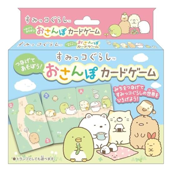 HANAYAMA Sumikko Gurashi Let's Connect and Play! Walking Card Game Ages 4 and Up