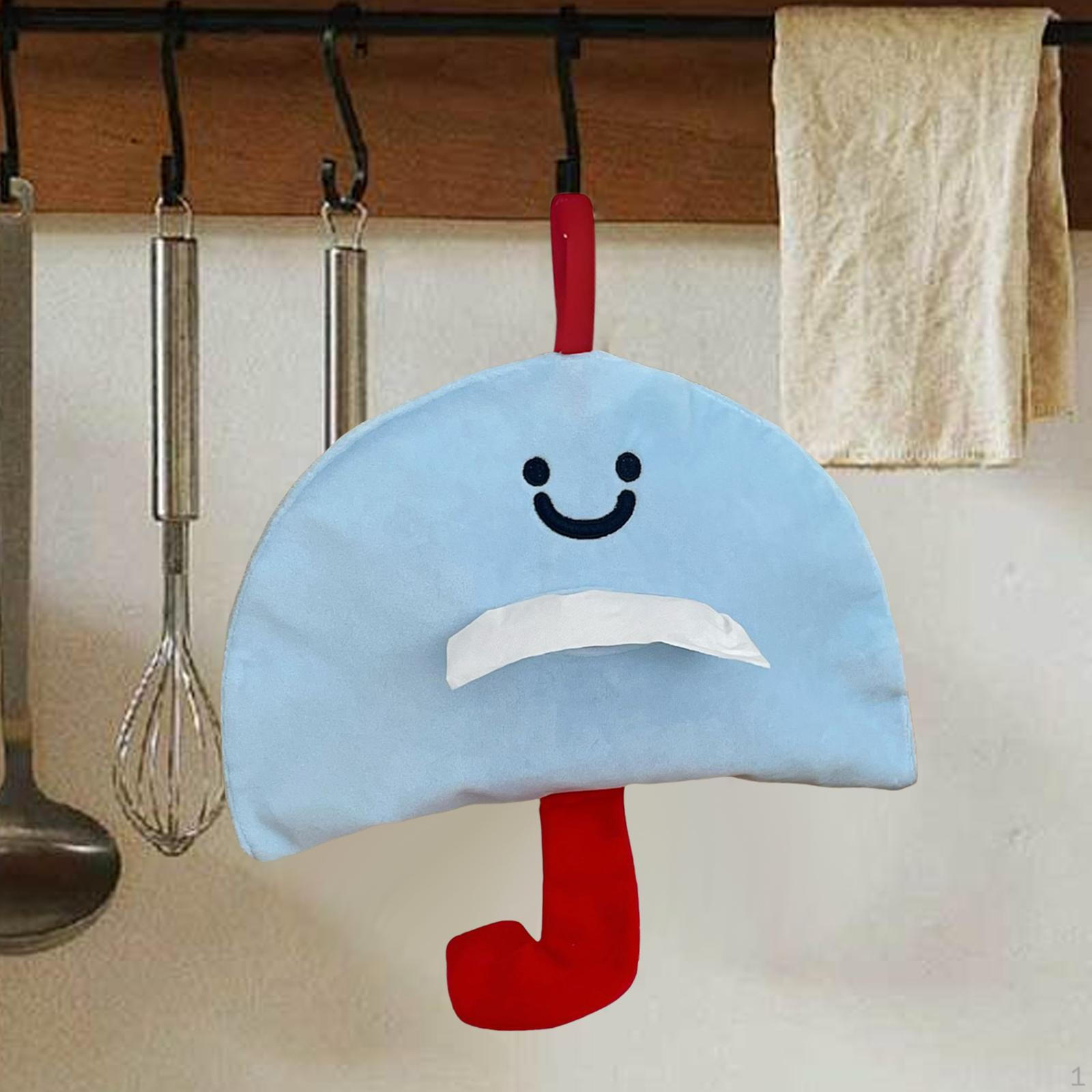 

Soft Umbrella Tissue Box Cover, Cute Paper Holder, Cartoon Cover Napkin for Home