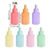 30ml Flache Schulter Glas Tropfflasche Kleine Mattierte Glas Ätherische Öl Flasche Tropfer Serum Öl Flasche