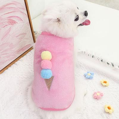 1Pcs Warm Pet Vest for Dogs Adorable Winter Dog Clothes Breathable Comfortable Puppy Garment Fashionable Design Ideal for Daily
