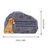 New Creative Pendant Dog Monuments Stone Outdoor Courtyard Decoration Resin Pet Memorial Plaques