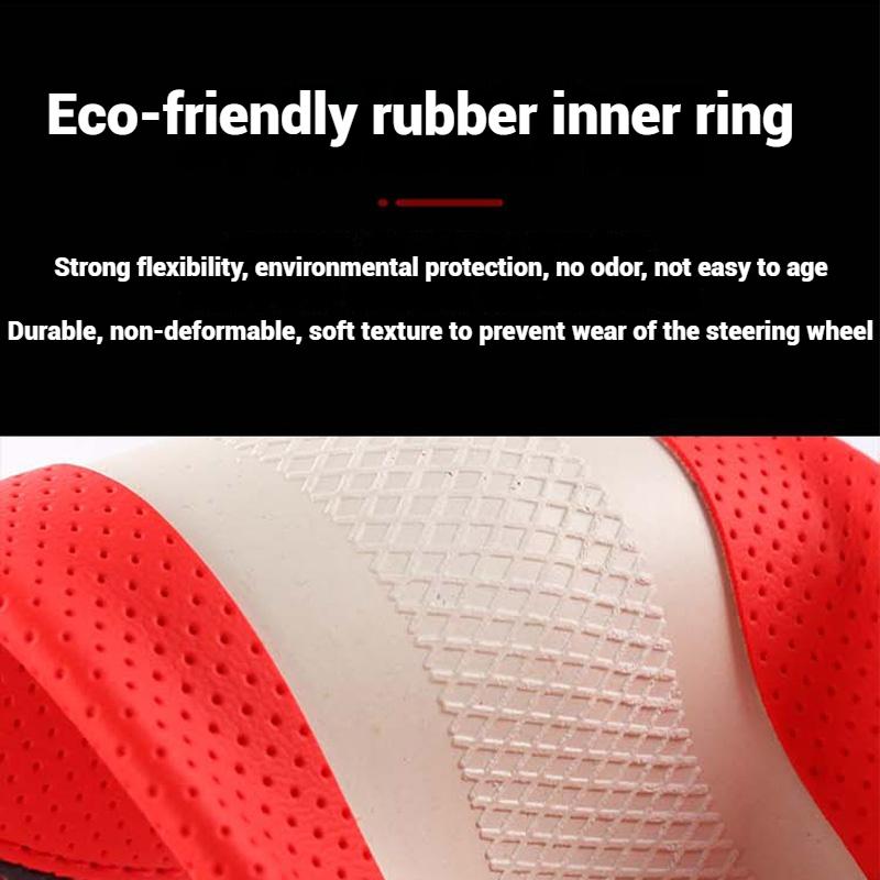 For Toyota C-HR CHR C HR 2016 2017 2018 Carbon Fiber Leather Car Steering Wheel Cover Auto Accessories