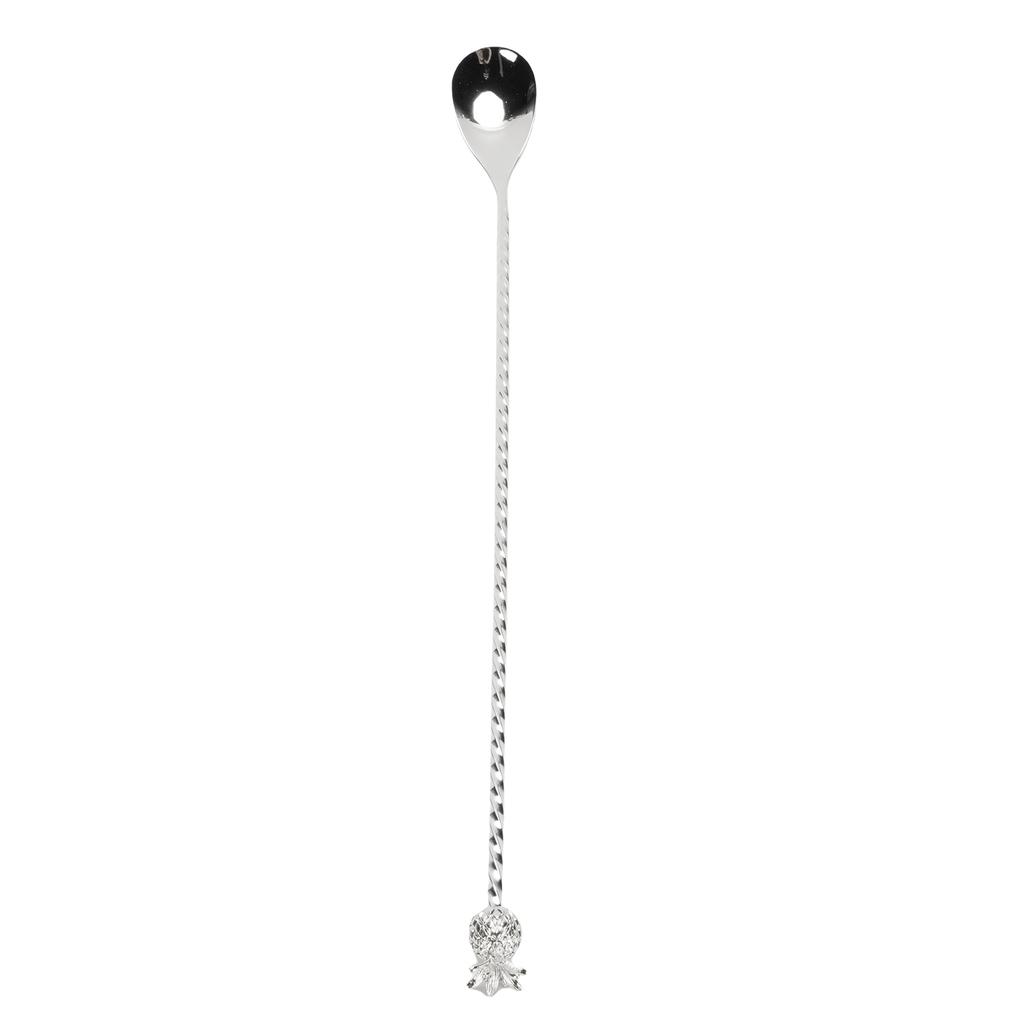 Bar Spoon Stainless Steel Cocktail Stirrer Mixing Spoon Comfortable Grip Cocktail Shaker Spoon for