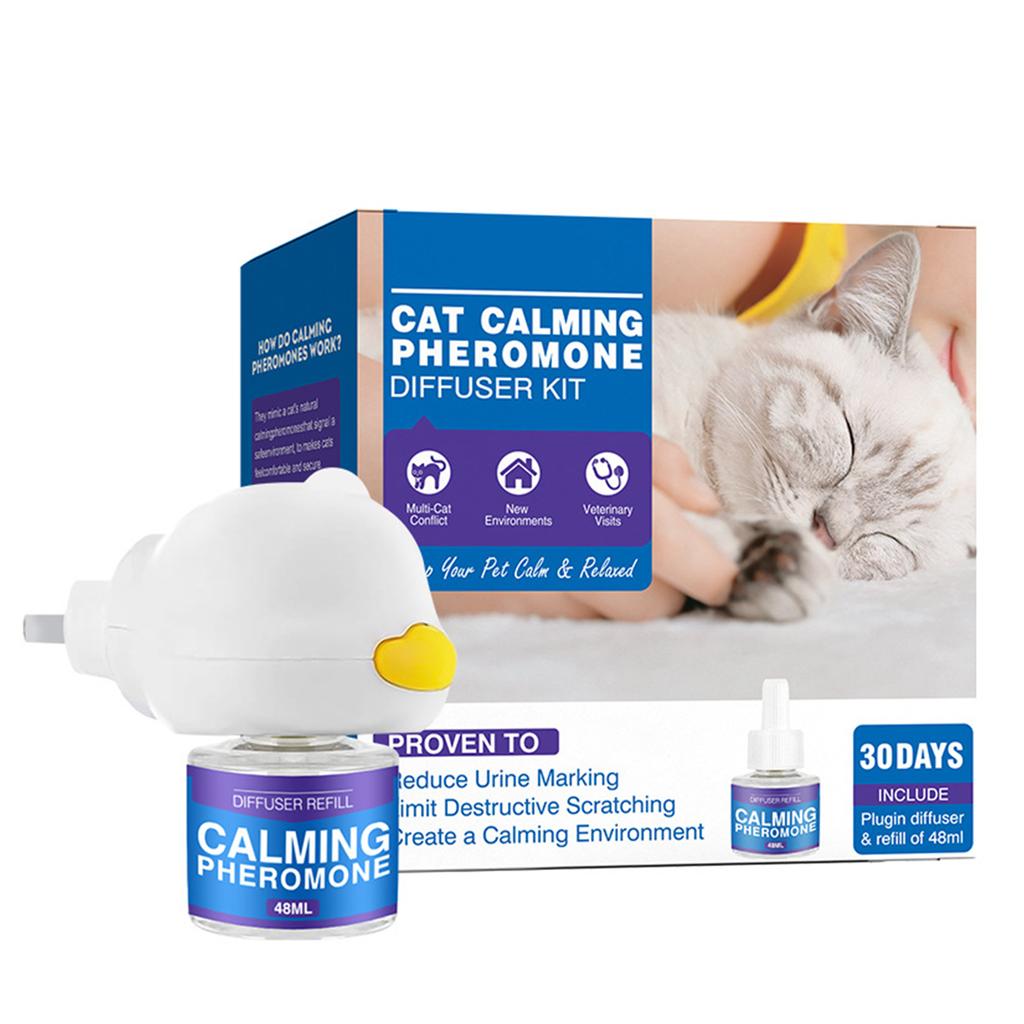 Cat Pheromones Calming Diffuser Refill Reduce Fighting Relieve Stress Refill Natural Cat Calming Diffuser Refills Pet Supply