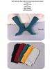 Japanese Style Women’s Extra Long Mid-Calf Five-Toe Slouch Socks for Autumn and Winter