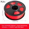 SUNLU PLA 3D Printer Filament 1.75mm Dimensional Accuracy 0.02mm 1kg 2.2lbs Spool Blue