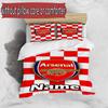 3pcs Duvet Cover Set (1*Duvet Cover + 2*Pillowcase, Without Core), Custom Name Arsenal F.C Pattern Bedding Set, Home Bedroom Decor Gift
