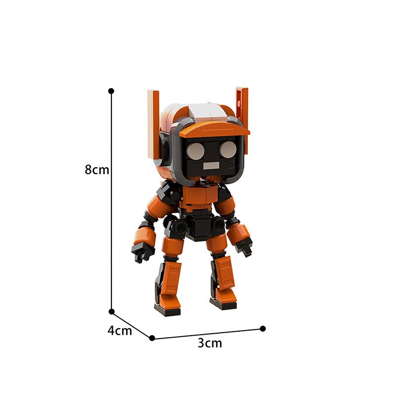 Buildmoc Future Technical Intelligent Robot K-VRC Movie Love Death and Robots Episode two Action Figures Building Blocks Toys