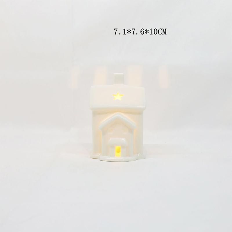 Keramikos namas žvakidė Keraminė arbatinės žvakidė Žvakių degiklis namų miegamojo dekoravimui Įkurtuvių dovana