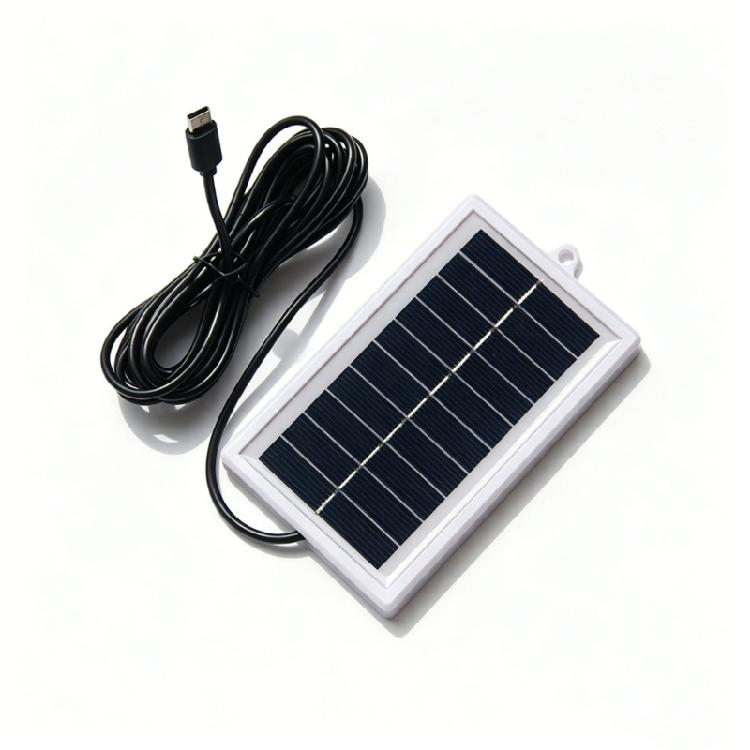 5V 1W Solar Cell Charging Solar Panel 300CM Cable For Camping Hiking Travel Device Power Supply