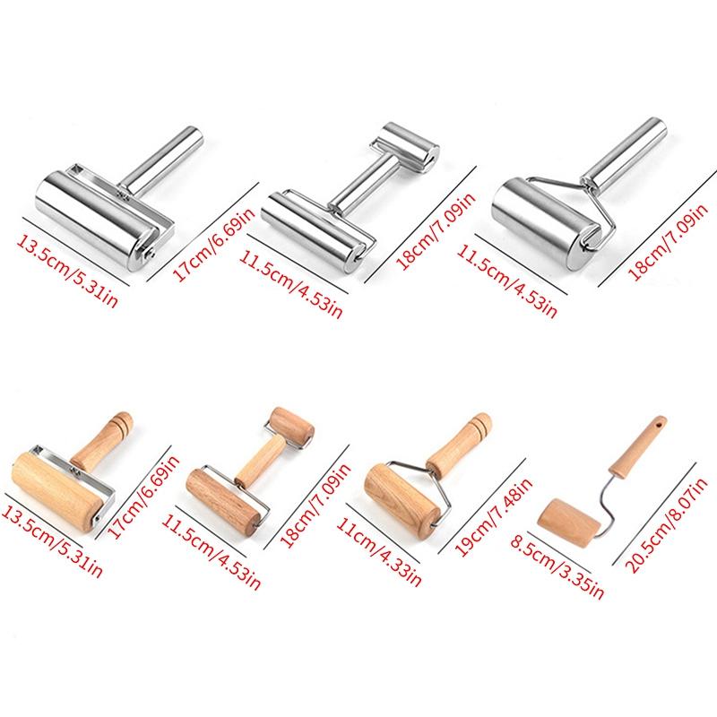 1pc Wooden Pastry Rolling Pin Roller Pastry And Pizza Baker Roller Baking Nuts Crackers Cookies Rolling Tool Kitchen Utensils