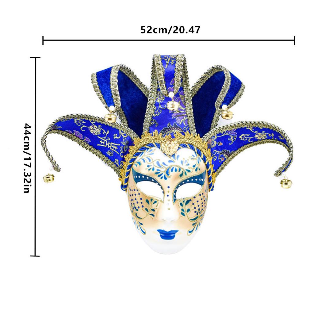 High-end Italian Venetian Masks Halloween Party Masquerade Mask for Men and Women Halloween Carnival Performance Masks